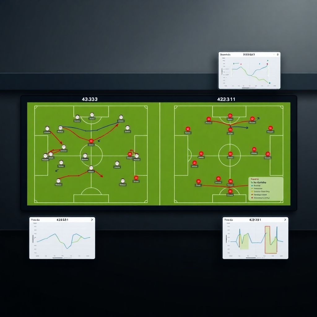 Ключевые формации 4-3-3 и 4-2-3-1 в современных турнирах и их эффективность