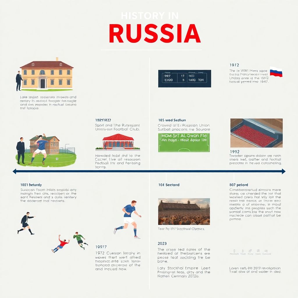 История развития футбола в России: ключевые даты и важные события