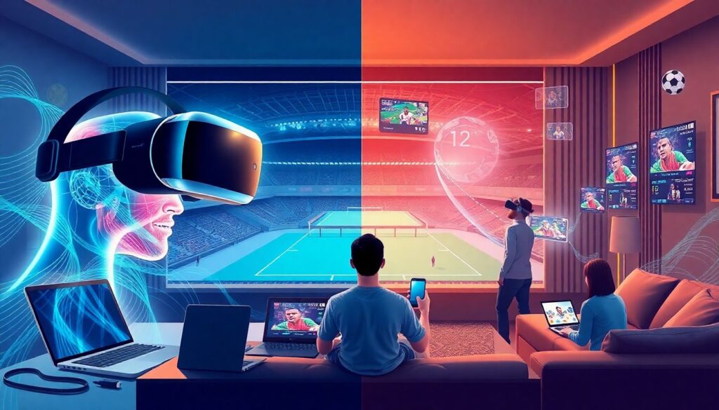 Как виртуальная реальность влияет на восприятие матча - иллюстрация