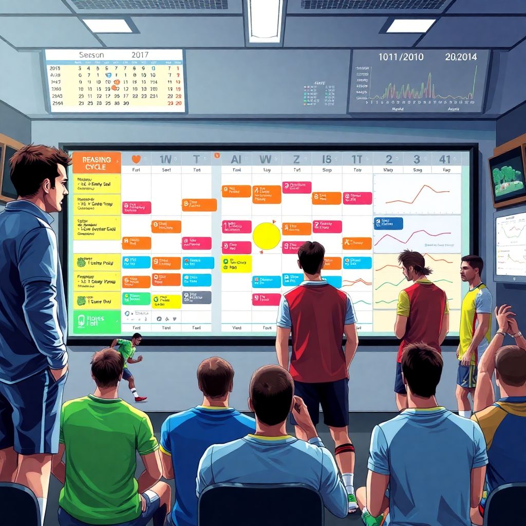 Оптимизация тренировочного цикла под расписание лиги для повышения результатов