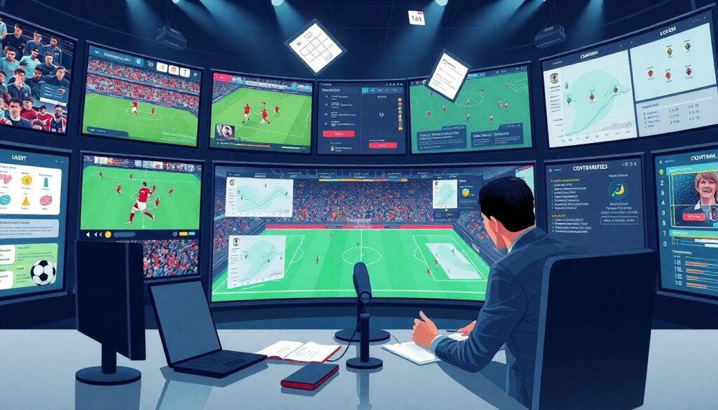 История матча: матч-репортажи и контекст - иллюстрация