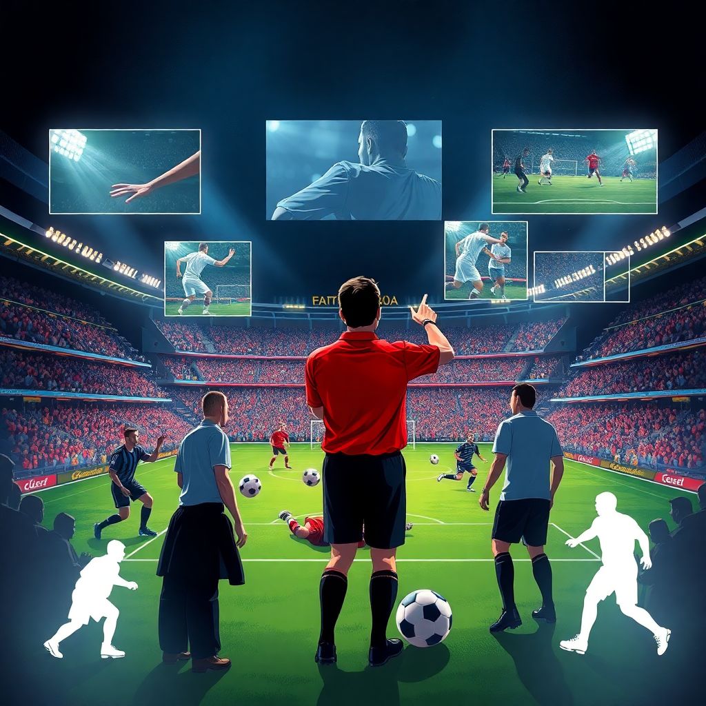 Ключевые решения судей в спорных эпизодах в современном футболе