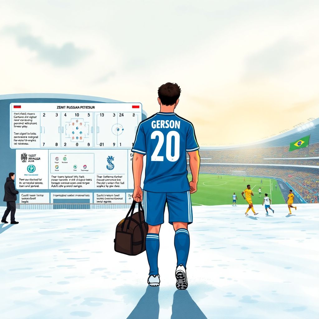 Жерсон покинул Зенит и вернулся в Бразилию: причины расставания с легионером