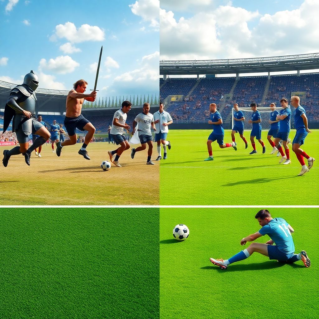 История разминки и подготовки к матчу в футболе и других видах спорта