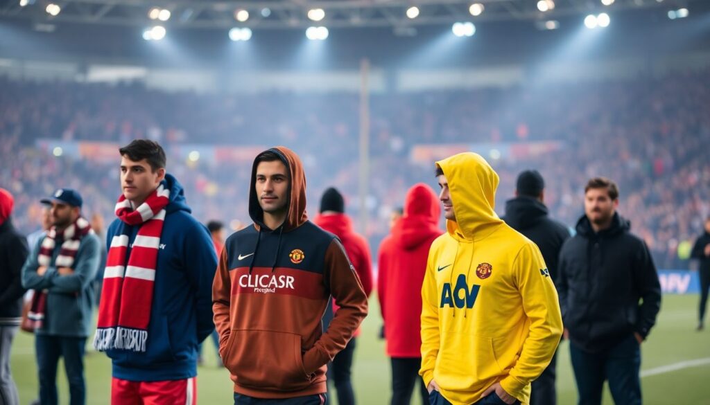 Как меняются клубные фанатские секции после эпох - иллюстрация