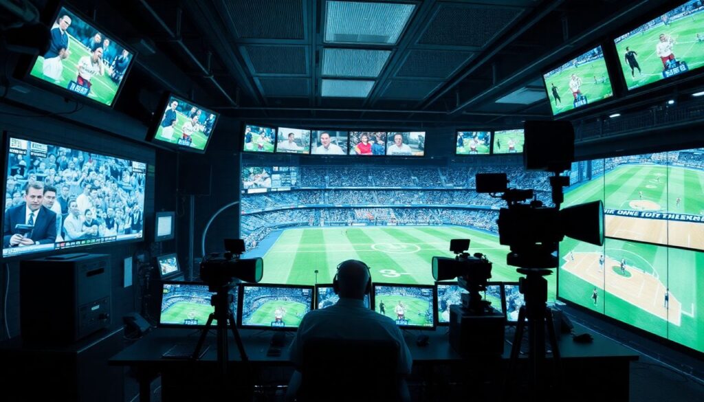 История пользования видеопросмотром в спорте - иллюстрация