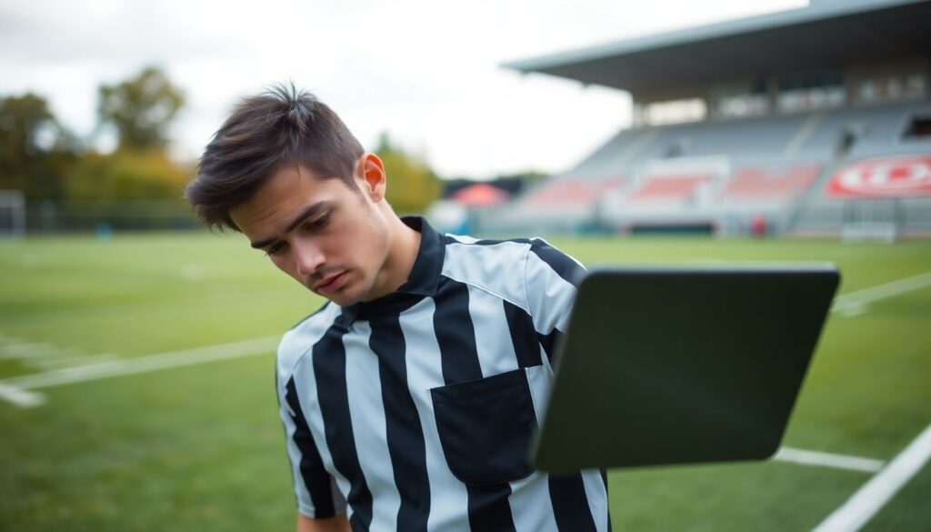 История и современность арбитража в футболе - иллюстрация