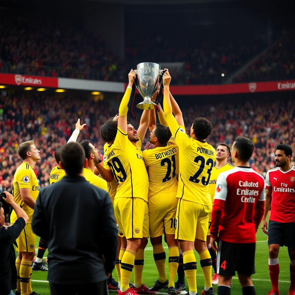 Боруссия обыграла Арсенал и выиграла emirates cup в Лондоне